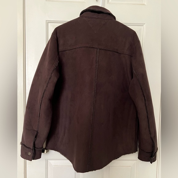 Vintage Tommy Hilfiger Western Faux Suede Shirt Jacket - Picture 3 of 5